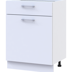 Kitchen Lea НЯ82_40 lower narrow Graphite / Klondike chipboard 40х46.6х82